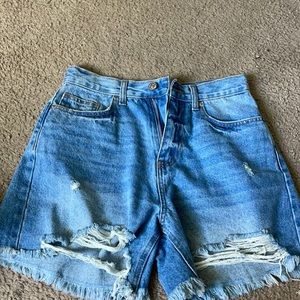Mom jeans shorts